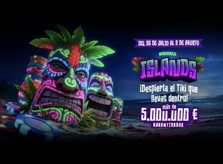 Winamax Islands 2026: ¡Más de 5 millones garantizados!