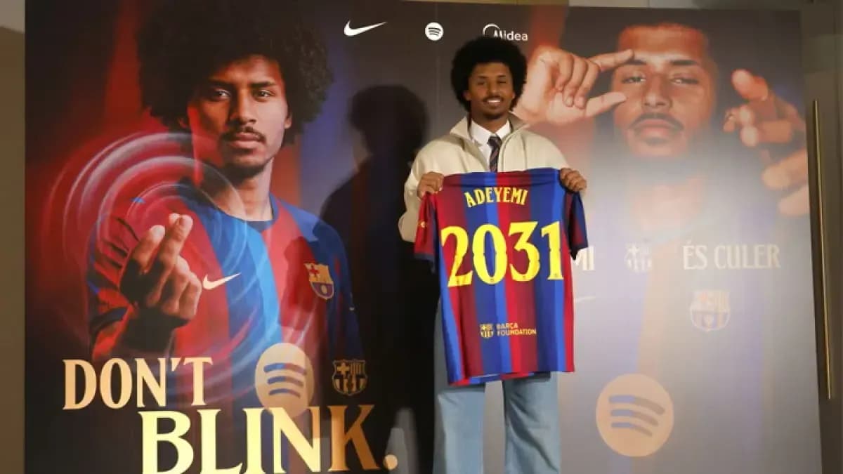 Karim Adeyemi joins Barça and highlights Lamine Yamal