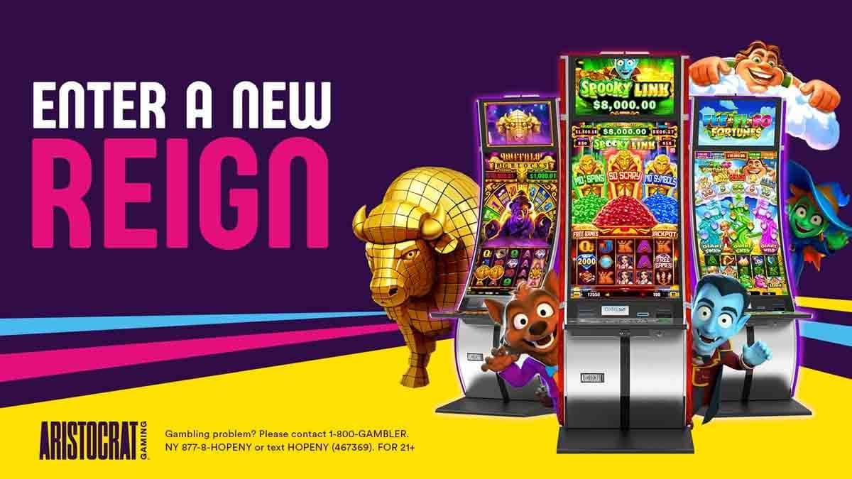 Aristocrat Gaming Introduces Reign Cabinet with Advanced Features