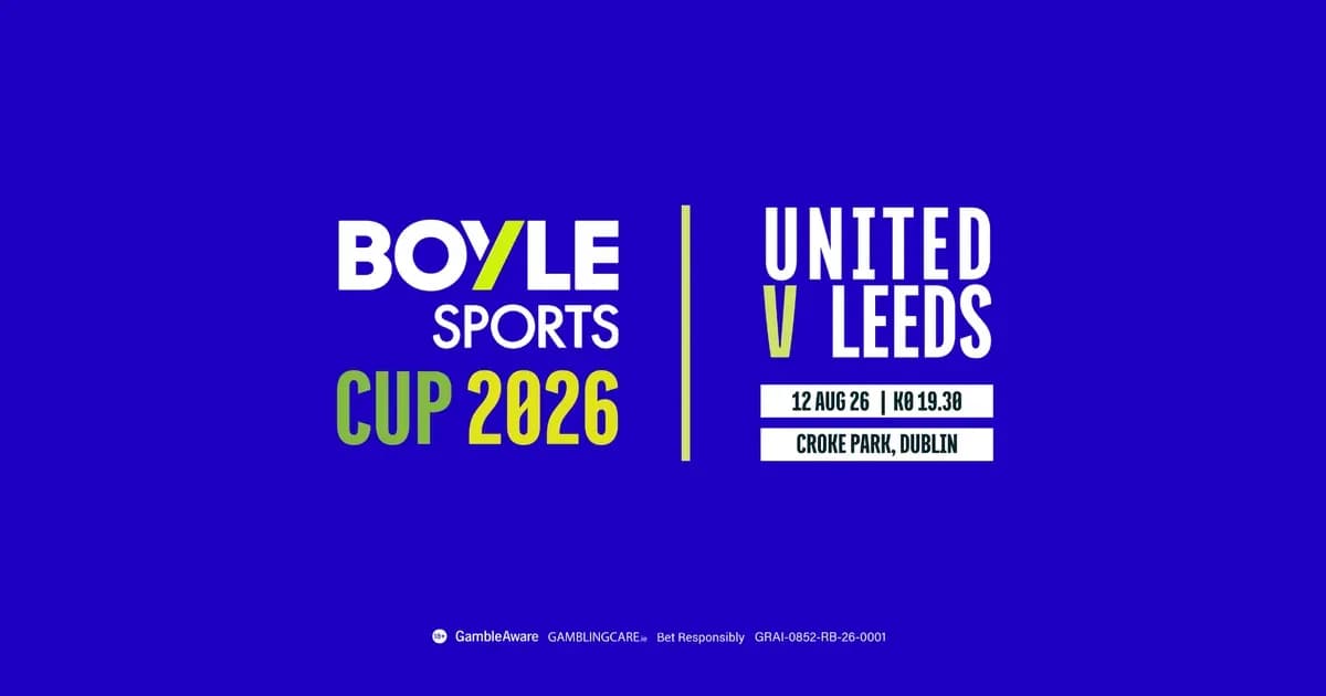 BOYLE Sports Sponsors Man United vs Leeds Pre-season Match