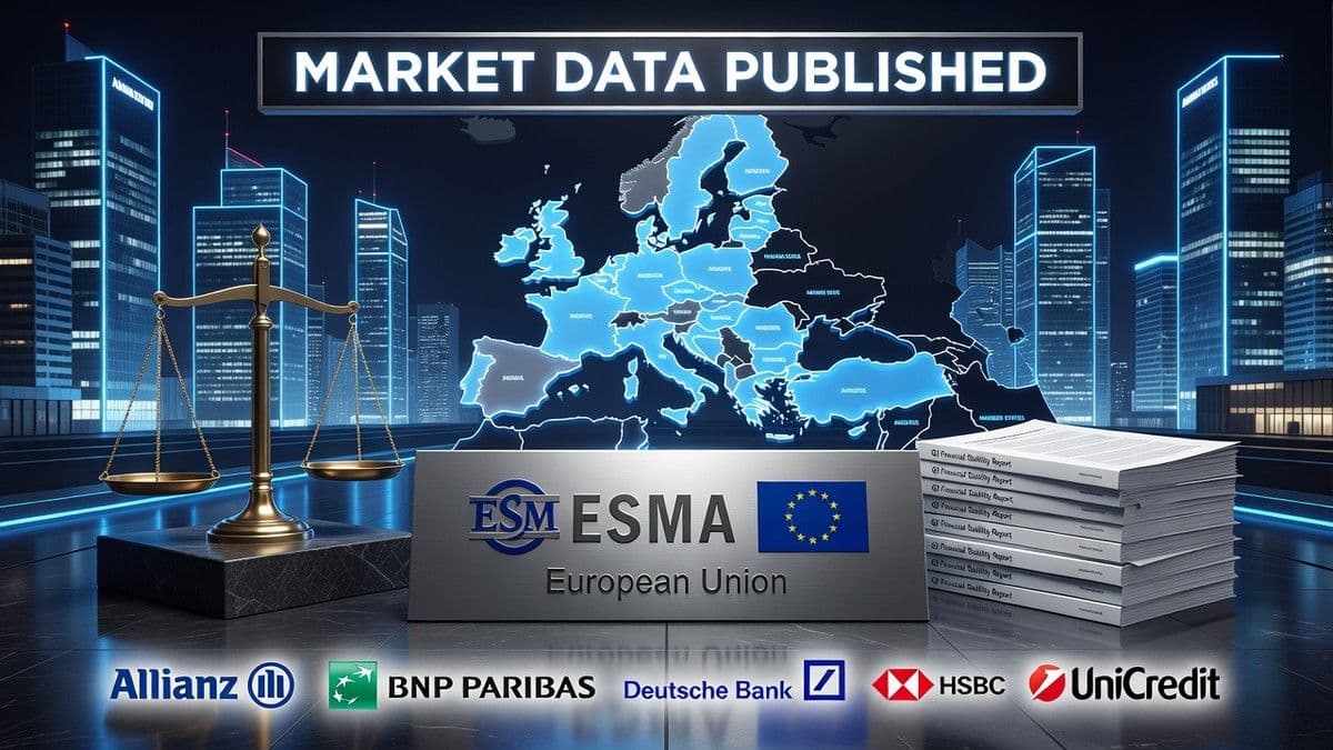 ESMA Releases EU Market Capitalisation Data for First Time