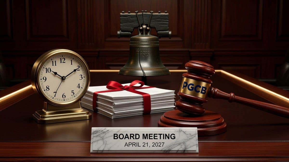 Upcoming PGCB Board Meeting Scheduled for April 21, 2027
