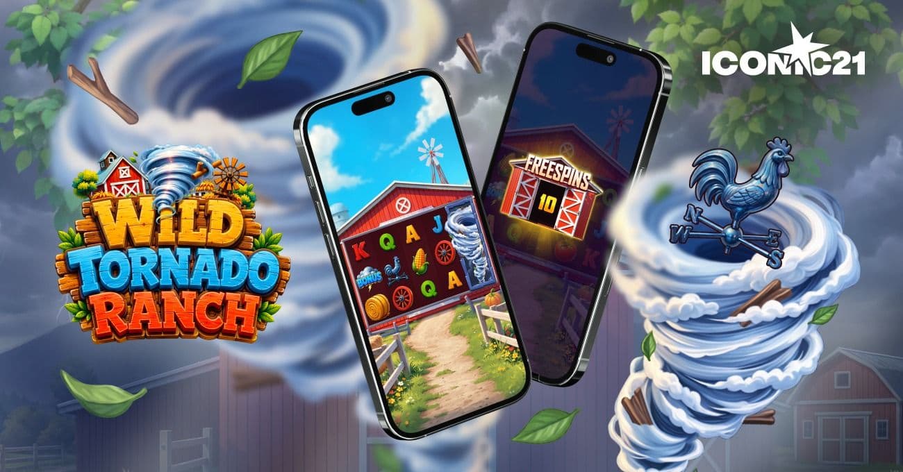 ICONIC21 Launches Wild Tornado Ranch with Multipliers Up to 1,024x