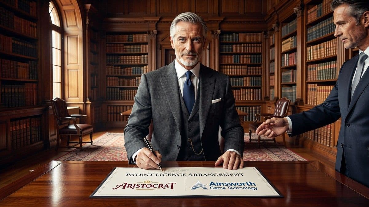 Aristocrat Signs Patent Licensing Agreement with Ainsworth