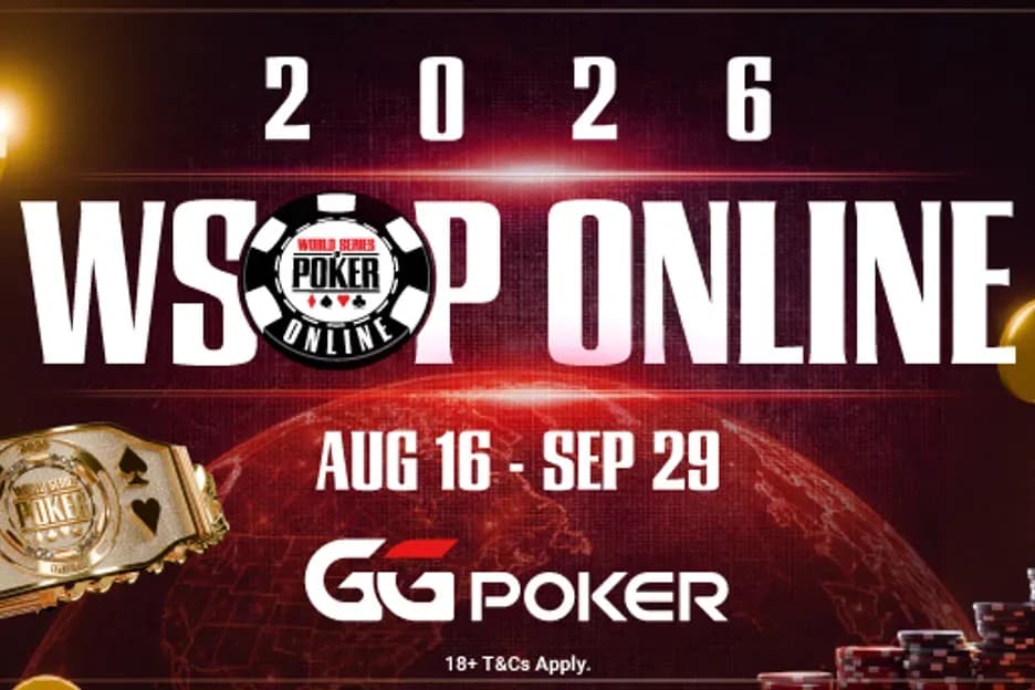 Gráfico promocional del WSOP Online mostrando premios y brazaletes.