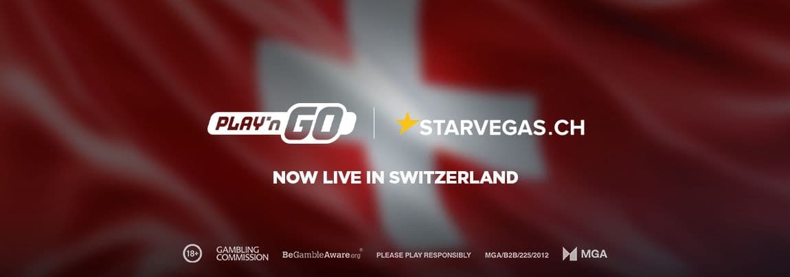 Play'n GO lanza juegos con StarVegas.ch en Suiza