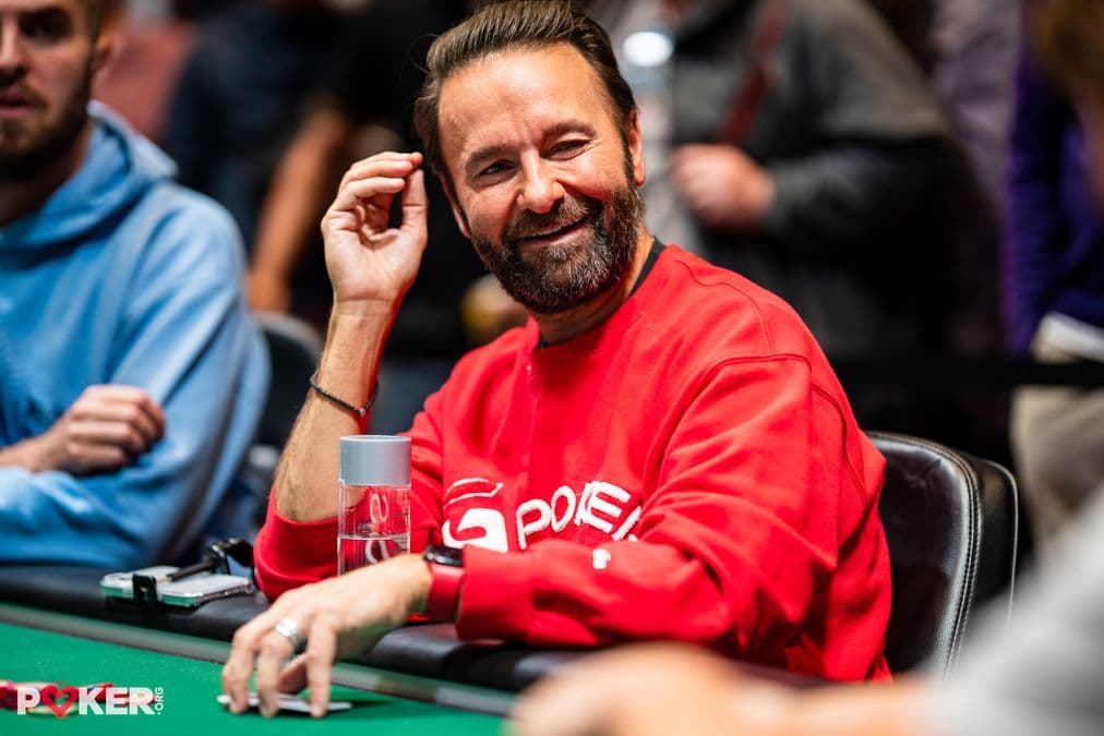 Daniel Negreanu at a live poker event