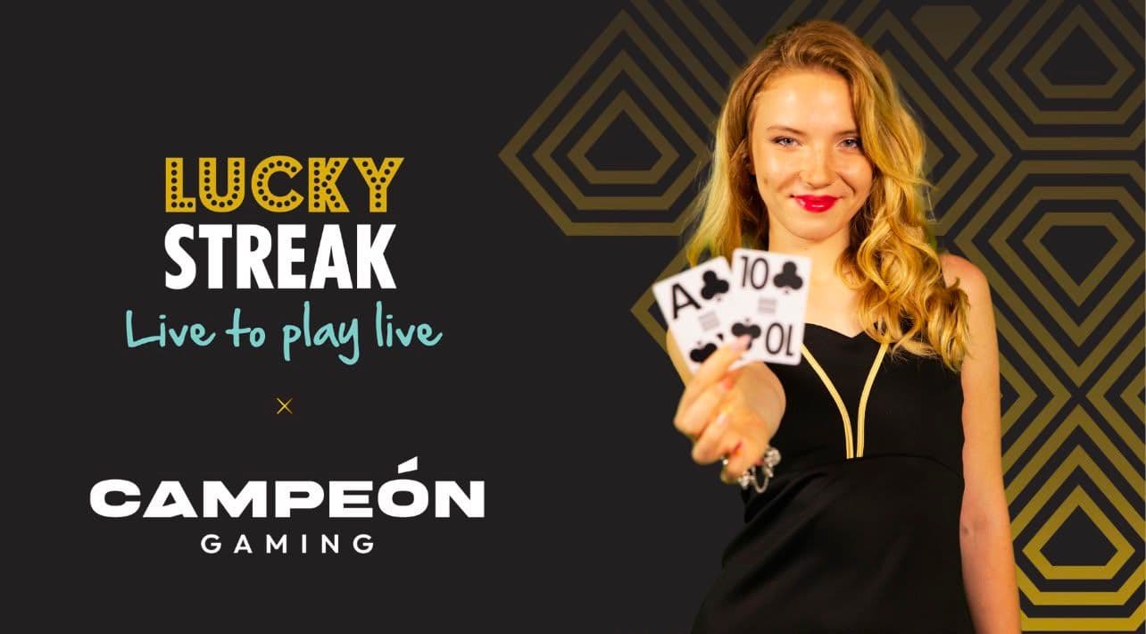LuckyStreak y Campeon Gaming lanzan contenido de casino en vivo