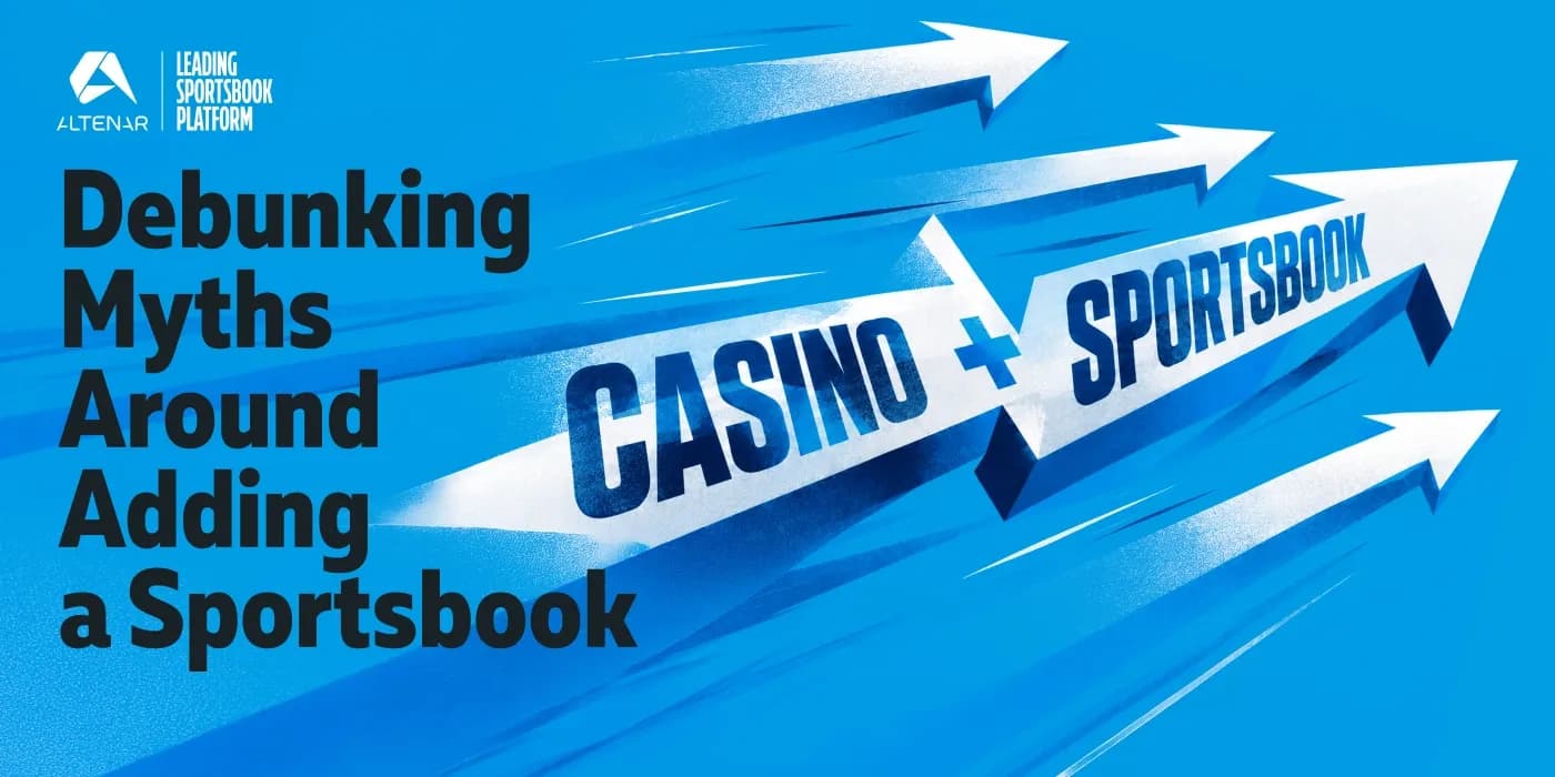 Ilustración de apuestas deportivas y casino mostrando integración y sinergia.