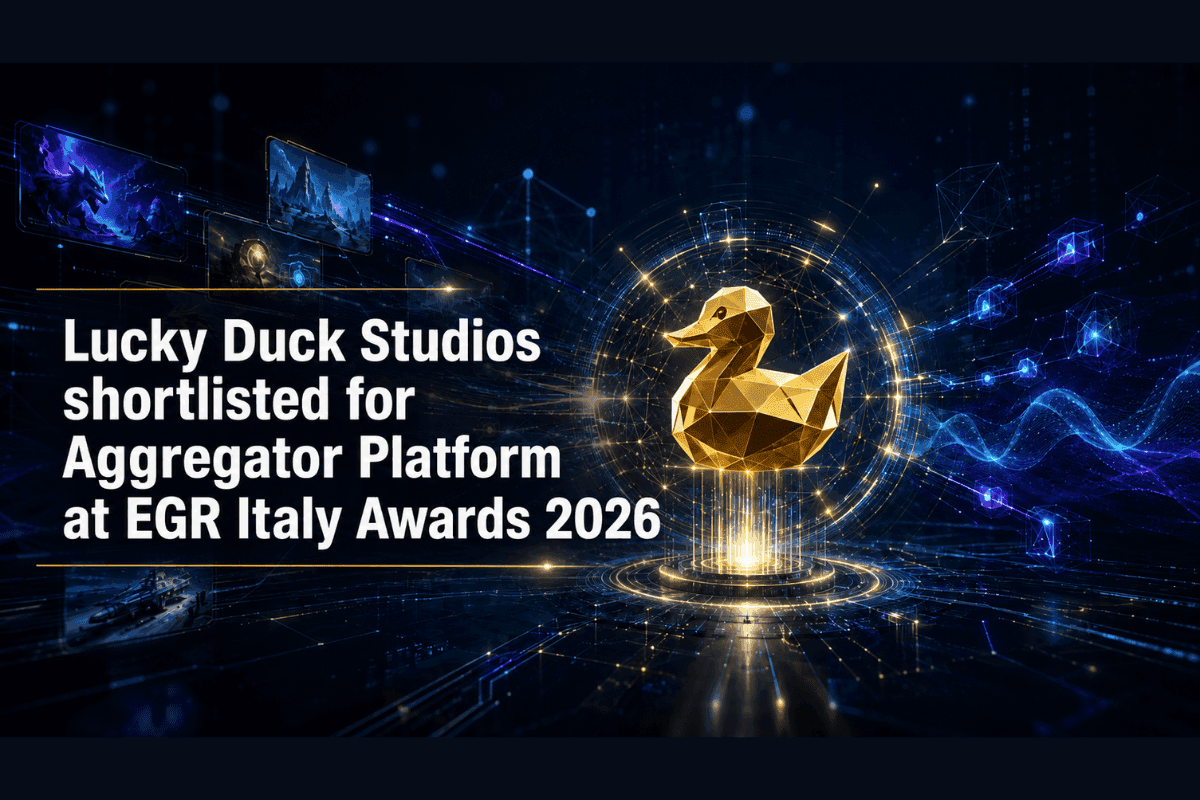 Lucky Duck Studios, finalista en los EGR Italy Awards 2026 por plataforma agregadora