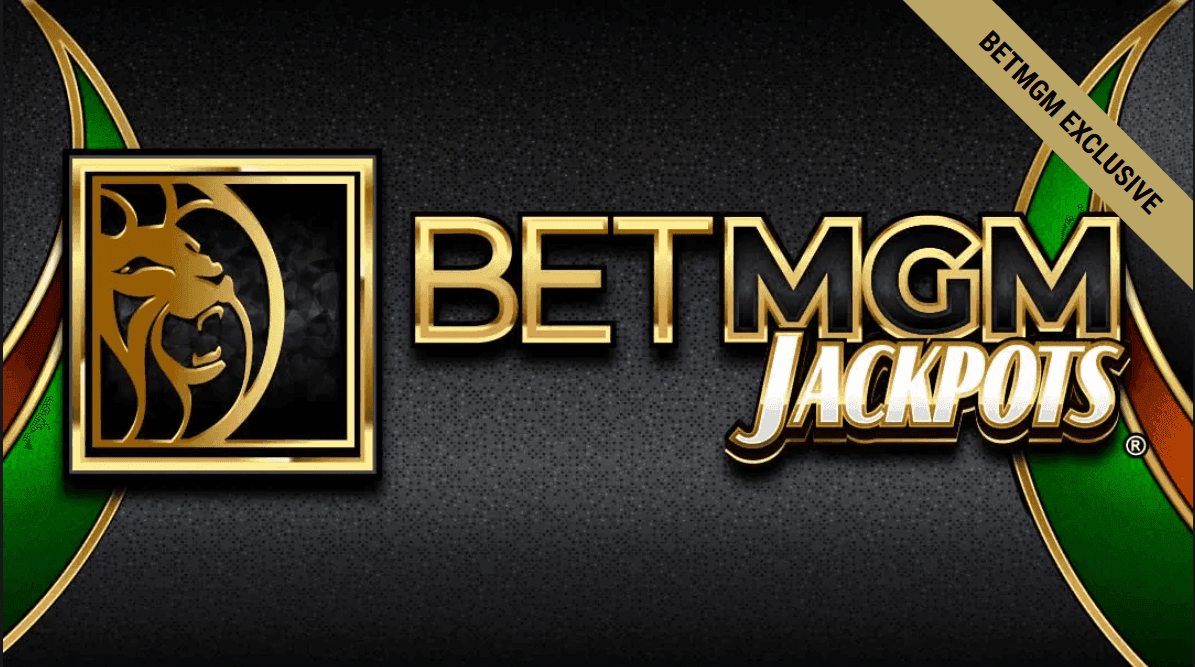 Interfaz de casino en línea que muestra los niveles de premios progresivos de BetMGM Jackpots y los valores de jackpot en tiempo real en Michigan