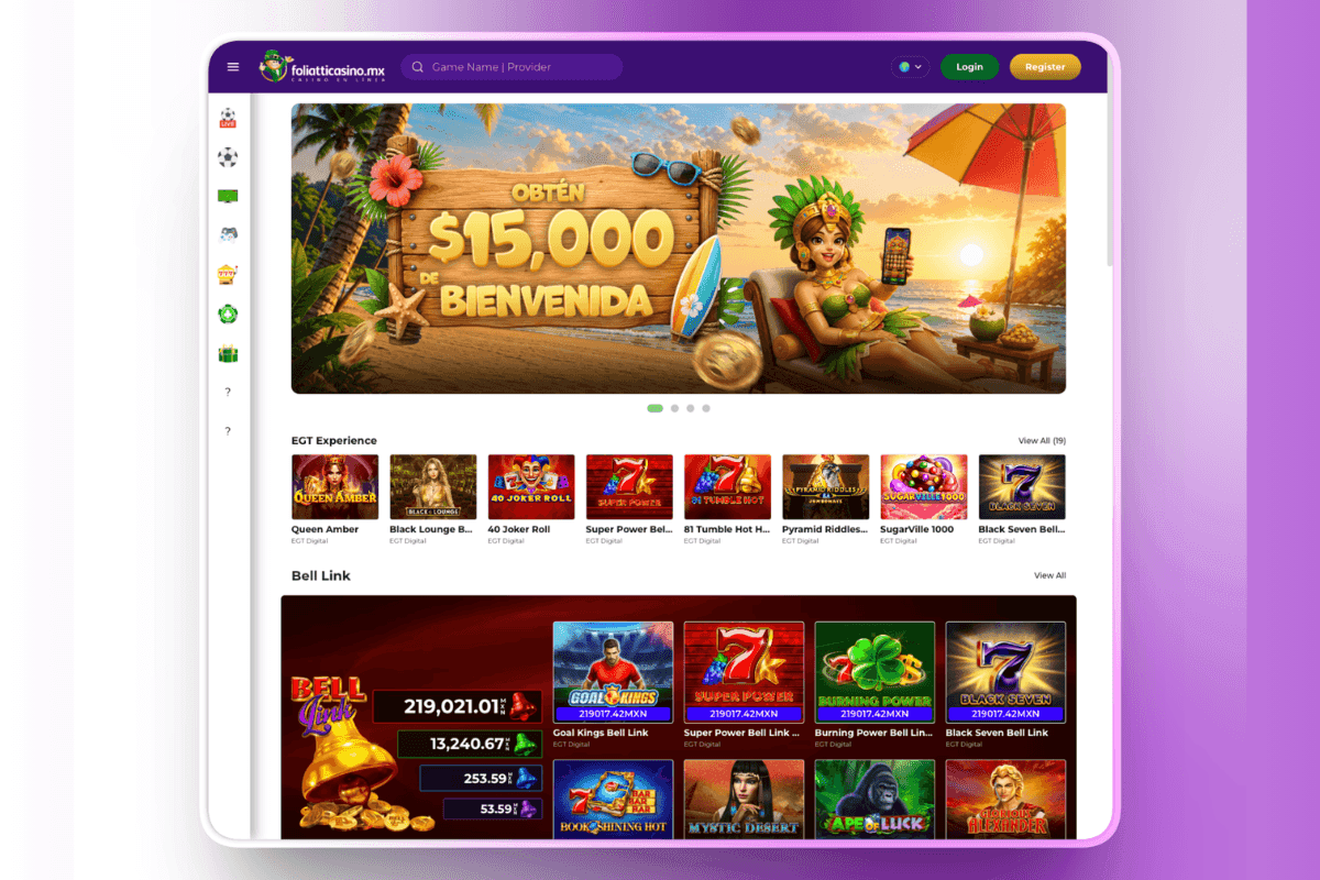 Foliatti elige a MadMen para renovar su casino online y CMS