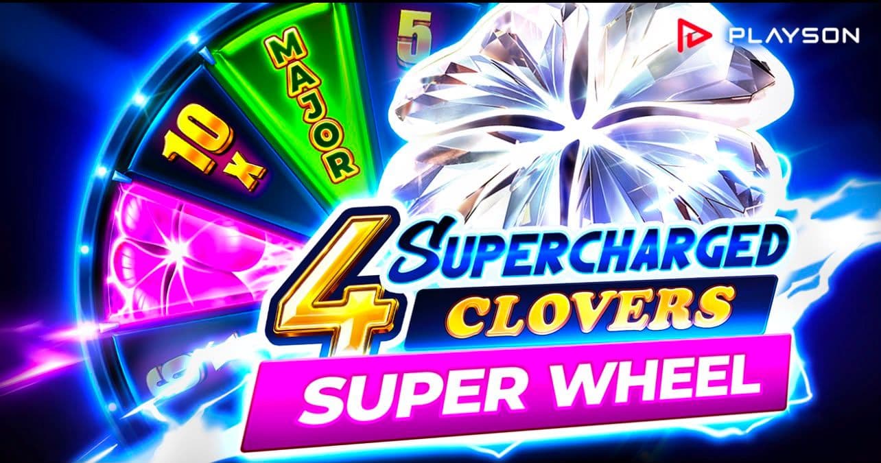A vibrant slot game interface featuring clover symbols and spinning bonus wheels, evoking dynamic jackpot action.