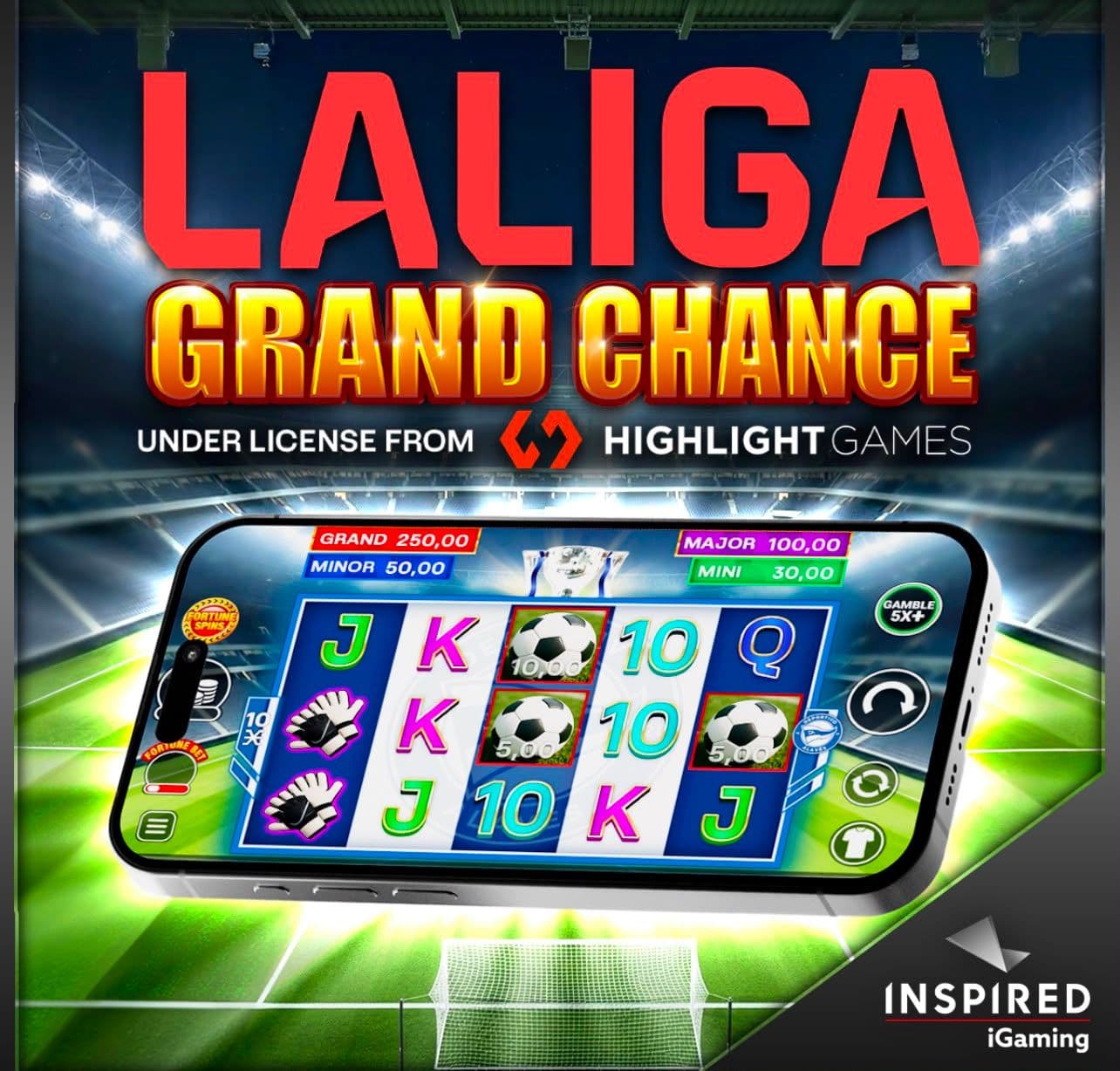 Inspired Debuts LaLiga Grand Chance Slot in UK and Malta iGaming Markets