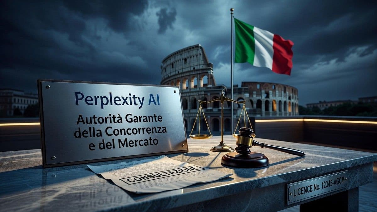 AGCM consultation table and contractual terms documents under review for the PS13123 procedure of Perplexity AI
