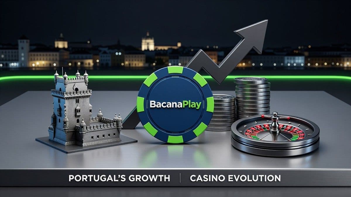Pedro Miguel Garcia of BacanaPlay discussing Portugal's gambling market growth at a Lisbon industry summit