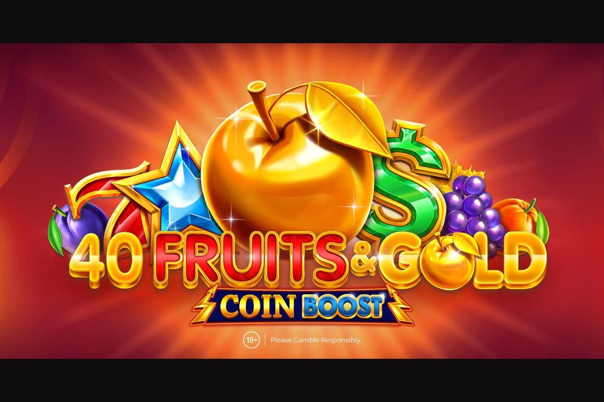 Amusnet Unveils 40 Fruits & Gold Coin Boost Video Slot with Innovative Coin Mechanic
