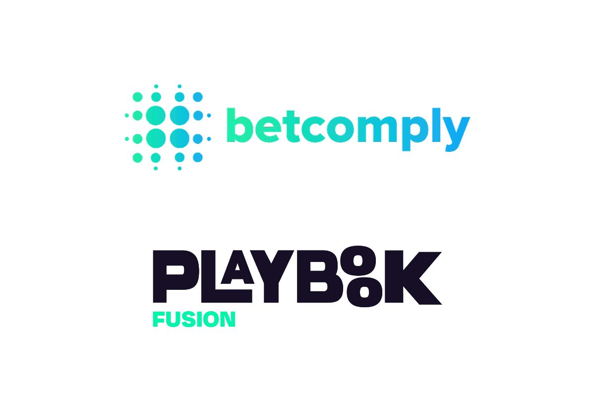 Documentos regulatorios y una interfaz de juego de gestión futbolística representando la aprobación de la licencia de Suecia de Playbook Fusion