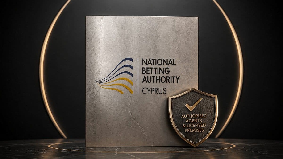 Documento regulatorio chipriota y listado oficial de agentes y locales de apuestas actualizados