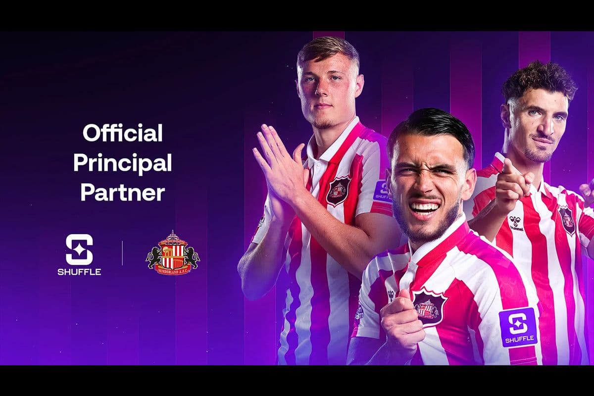 Sunderland AFC Unveils Shuffle as New Official Sleeve Partner in Multi-Year Deal