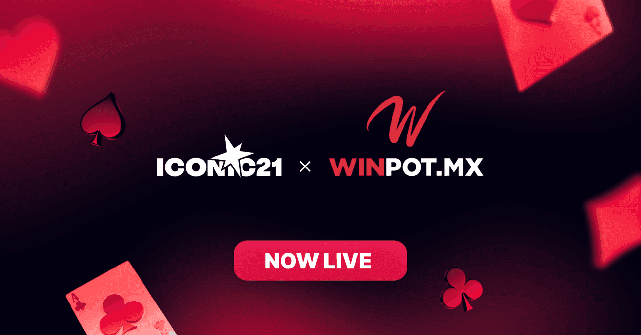 ICONIC21 live casino and RNG games displayed on Winpot MX platform for Mexican market launch