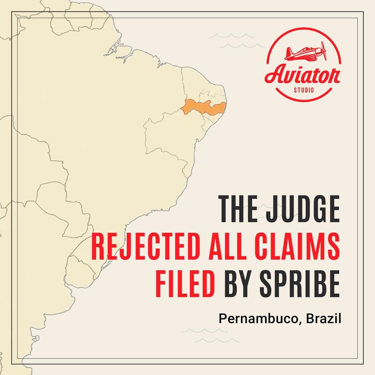 Pernambuco Court Rejects Spribe's Claims Against NSX Over Aviator Dispute