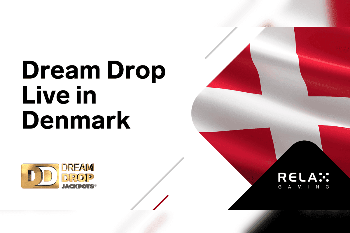 Dream Drop jackpots launch announcement with Relax Gaming and Danish casino operator brands
