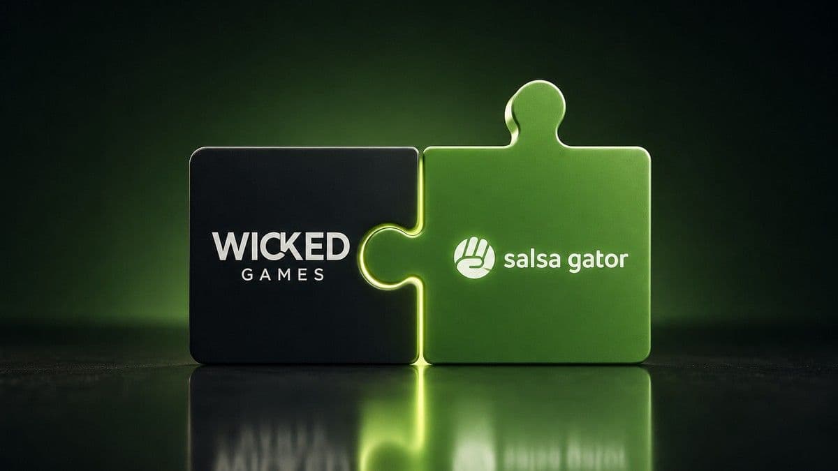 Plataforma agregadora Salsa Gator y portafolio de tragamonedas de Wicked Games visualizados para América Latina