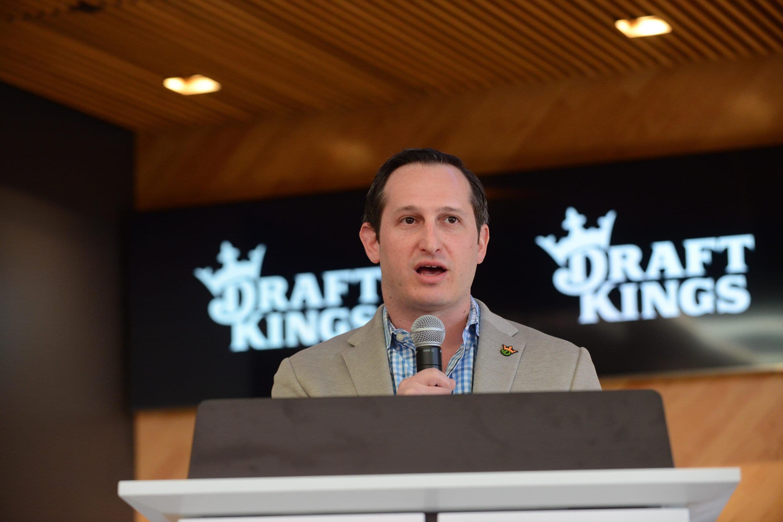 DraftKings CEO Jason Robins addresses growth in NFL handle and prediction markets as the football season gets underway
