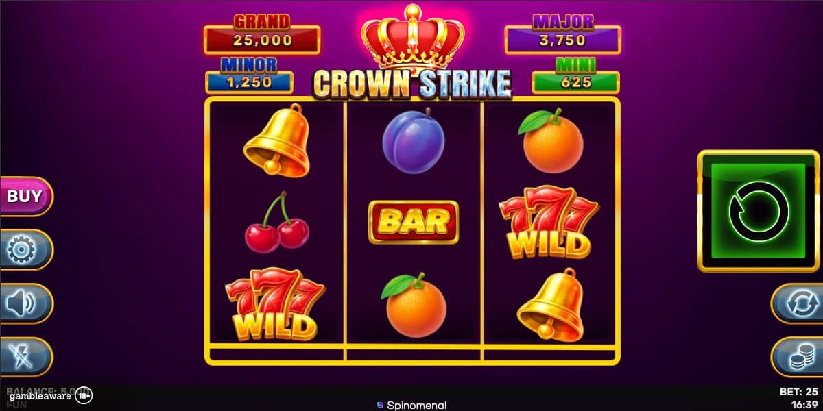 Spinomenal Expands Hold & Hit Series With Crown Strike – Hold & Hit 3x3