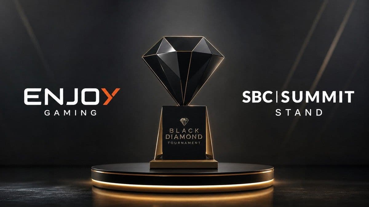 ENJOY Gaming presenta el Diamond Drop con diamante negro en SBC Summit