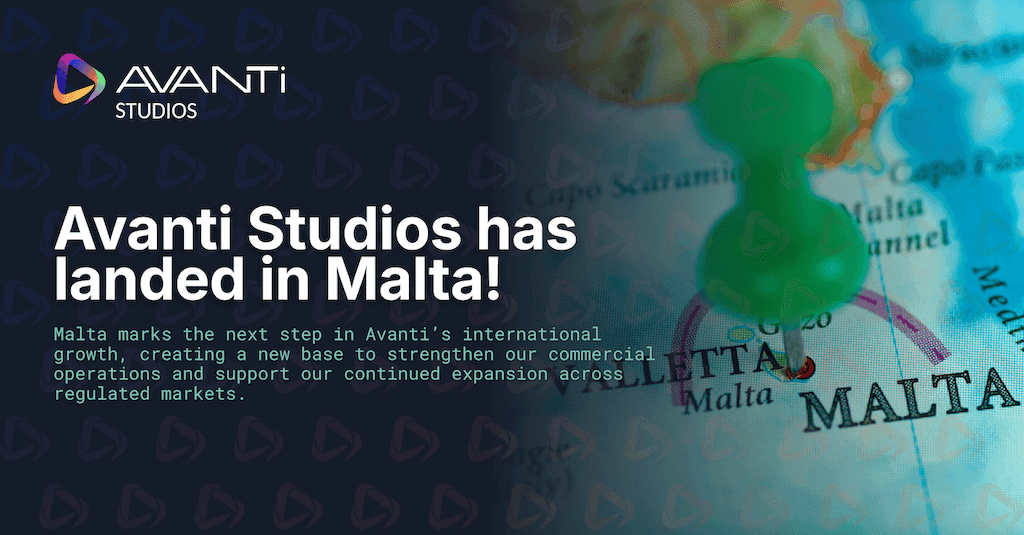 Avanti Studios Abre Oficina en Malta para Acelerar la Expansión del Casino en Vivo