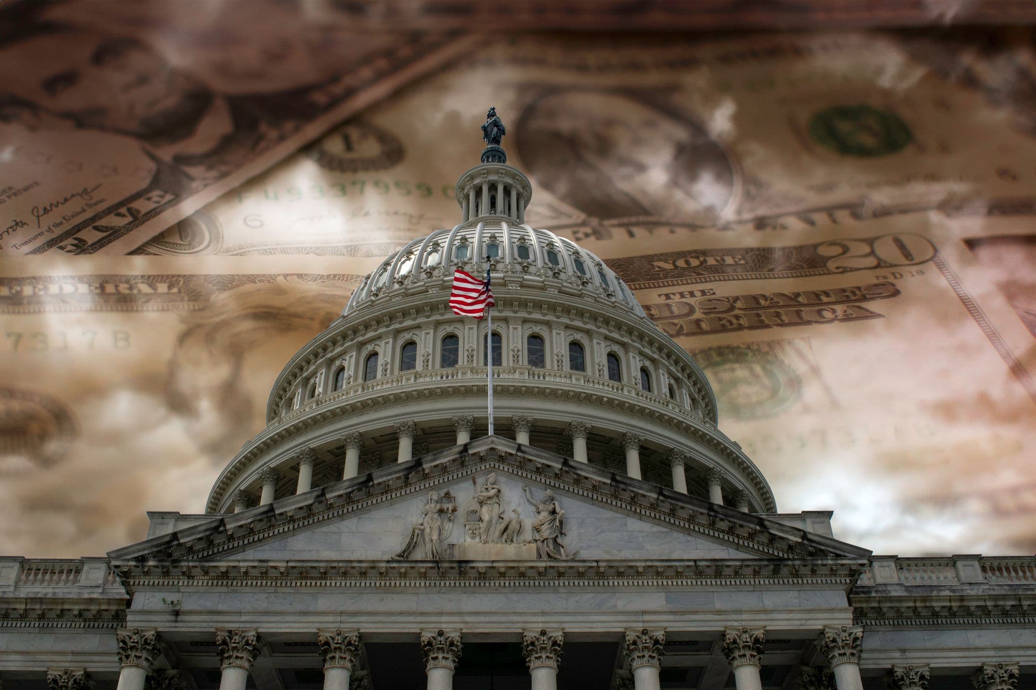 Editorial graphic illustrating the stock market collapse and restructuring of online gaming companies following the passage of UIGEA in the United States