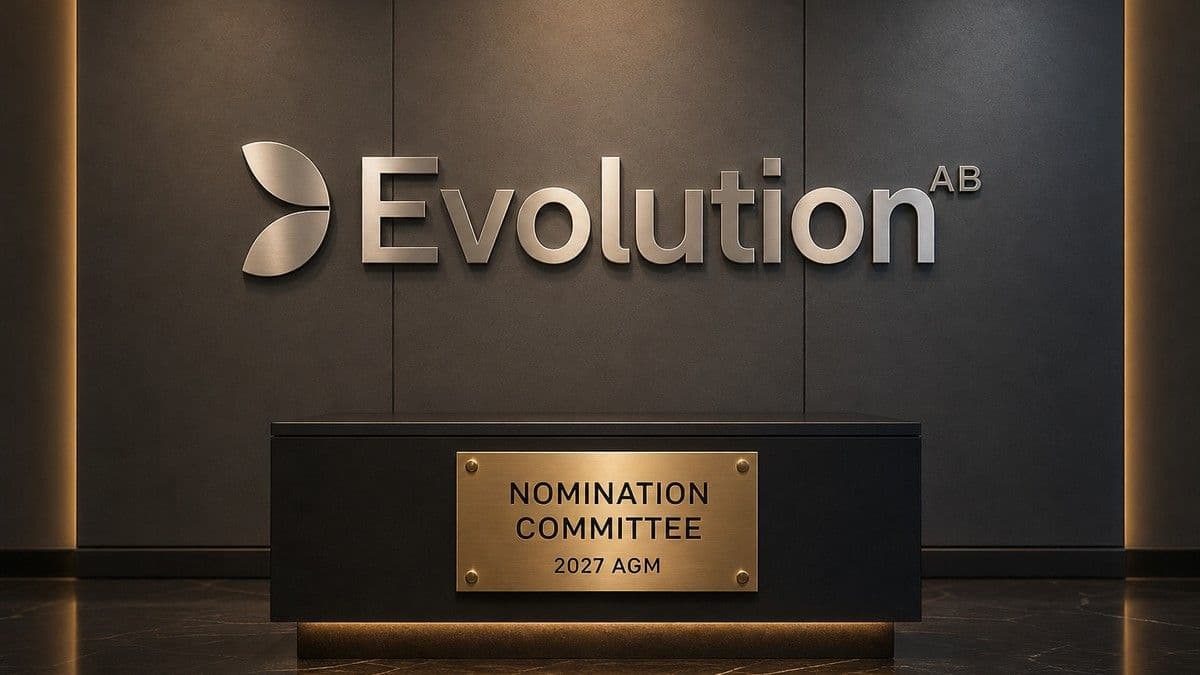 Evolution AB names Nomination Committee for 2027 AGM and outlines proposal process