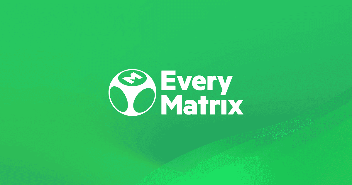 EveryMatrix headquarters concept with growth arrows and network nodes symbolising scaling and partnerships
