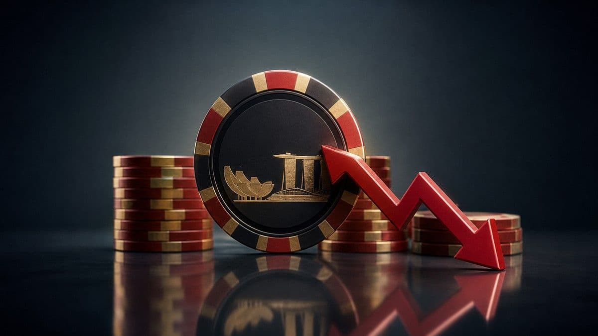 Singapore locals' casino visits fall 3.2% in 2025, third straight decline