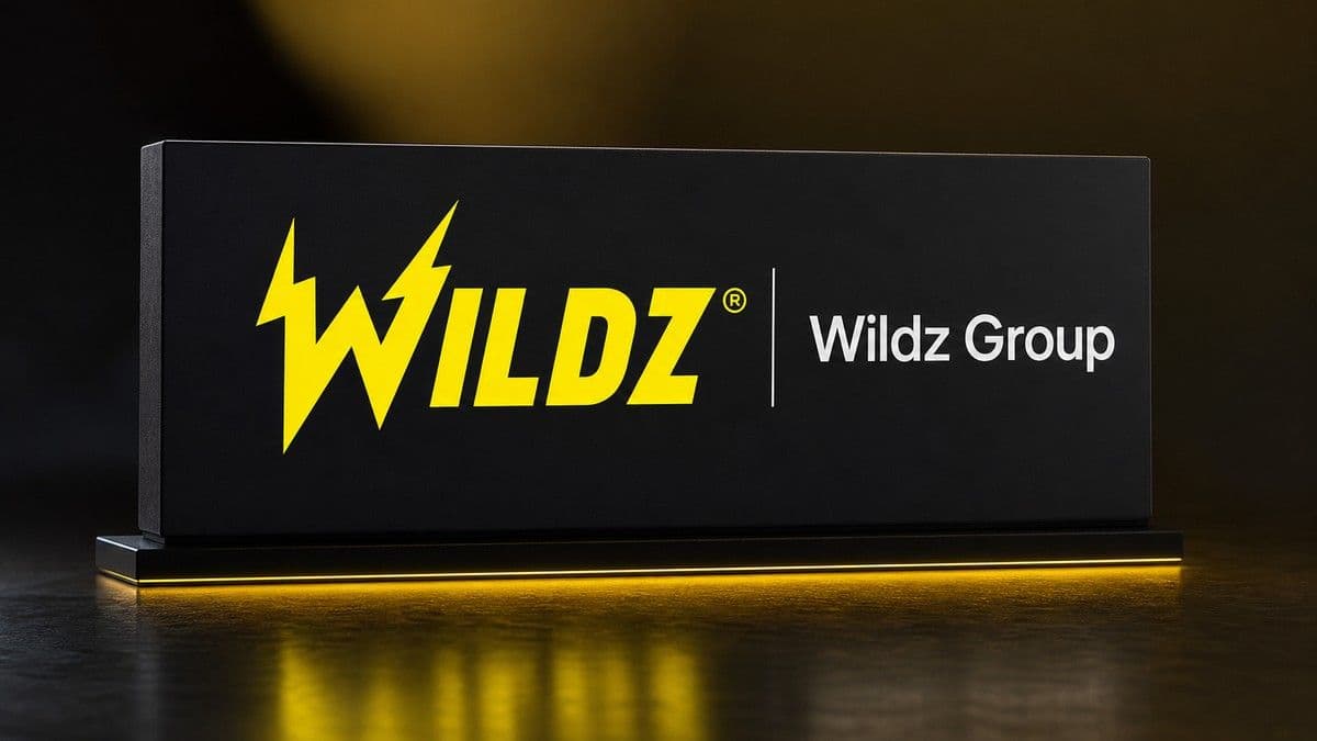 Press-style image showing Wildz Group announcement and Finland regulatory documents ahead of July 2027 market opening