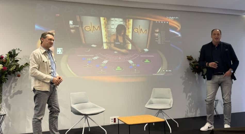 Representantes de Avanti Studios en un encuentro profesional sobre casino en vivo en Madrid durante Gaming in Spain
