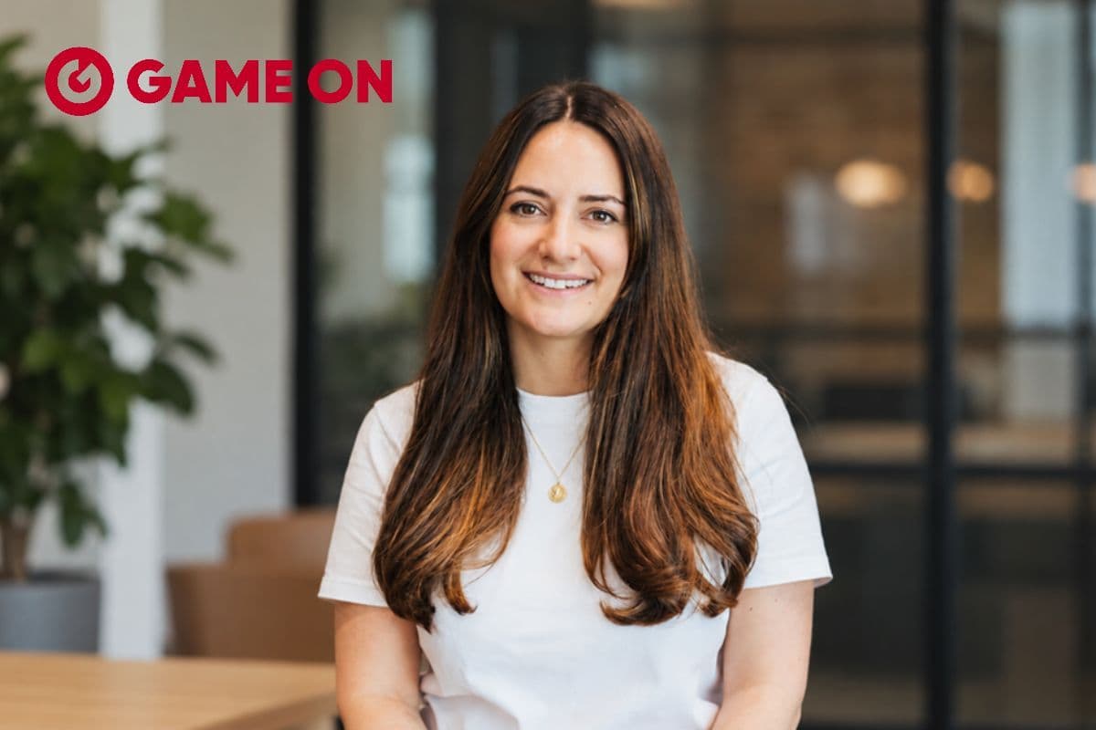 Portrait-style corporate image concept for a senior marketing executive joining GameOn on 19 October 2026