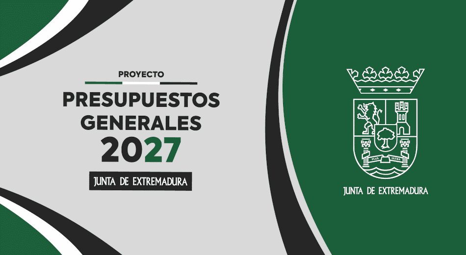 Documento de presupuestos de Extremadura con cifras sobre tasas e impuestos del juego para 2027