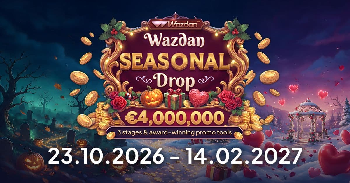 Wazdan launches €4,000,000 Seasonal Drop across three seasonal stages