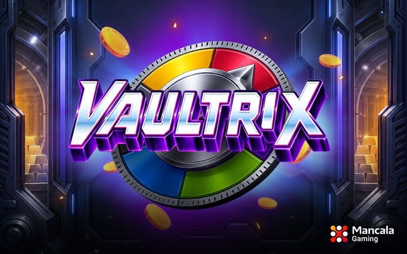 Interfaz de Vaultrix mostrando ruedas multiplicadoras coloreadas y un sector dorado adicional