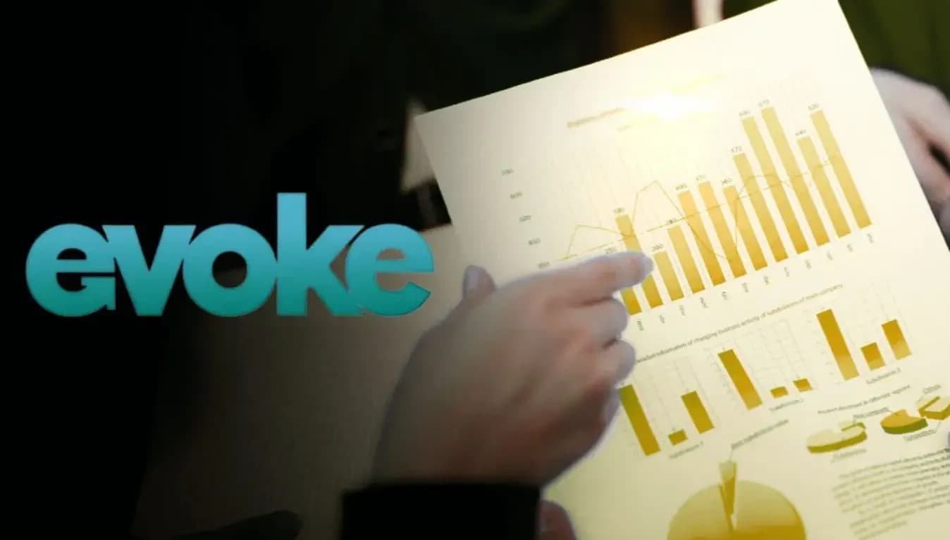 Evoke registra caída del 7% en ingresos mientras avanza la adquisición