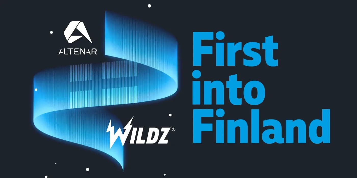 Altenar and Wildz Group logos over a map of Finland representing a sportsbook launch in July 2027