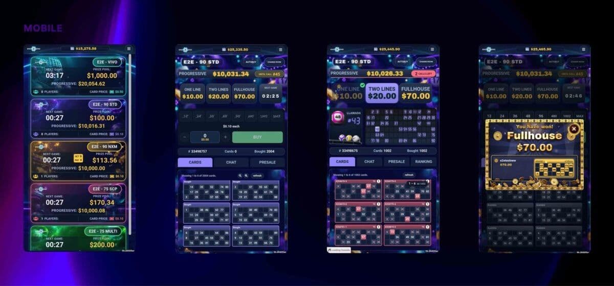 End2End unveils redesigned multiplayer bingo user interface
