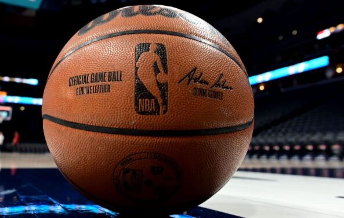 NBA logo beside Kalshi, Polymarket and DraftKings logos with an integrity checklist overlay