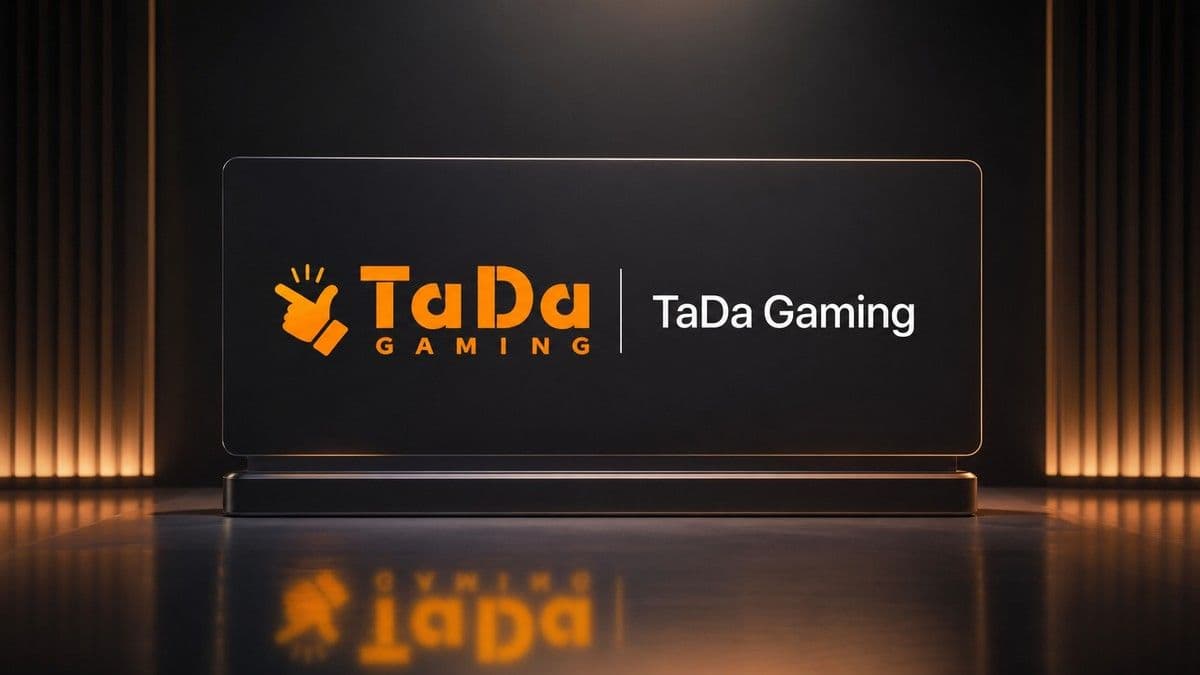 TaDa Gaming stand mock-up at SiGMA World Rome with slot and fish-shooting game displays and attendees