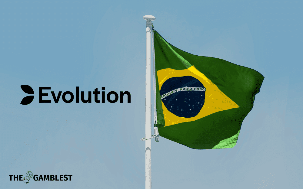 Evolution live casino studio in Brazil closed with regulatory notice and company financial figures in foreground