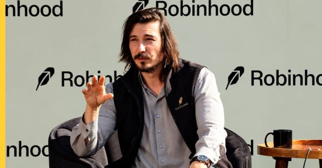 Robinhood earnings presentation slide showing event‑contract volume and Rothera growth figures