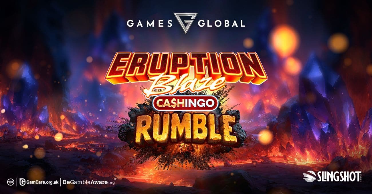 Games Global y Slingshot lanzan Eruption Blaze Cashingo Rumble, slot 5x5